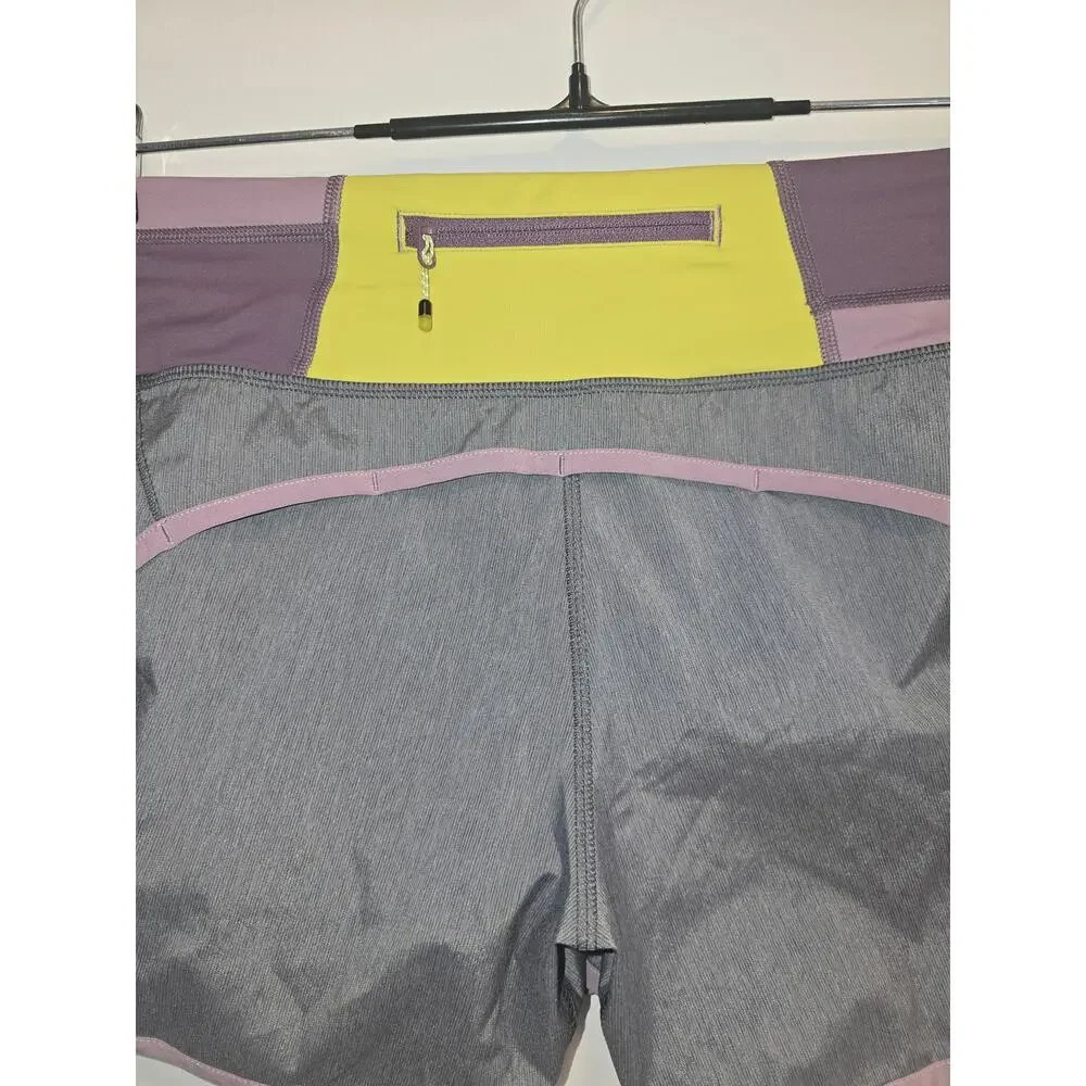 Lululemon Grey Shorts Size 10 Preloved- Great Condition - Picture 5 of 7